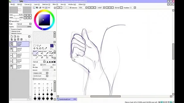 XXX Hentai Speed Drawing - Part 1 - Sketching omat videoni
