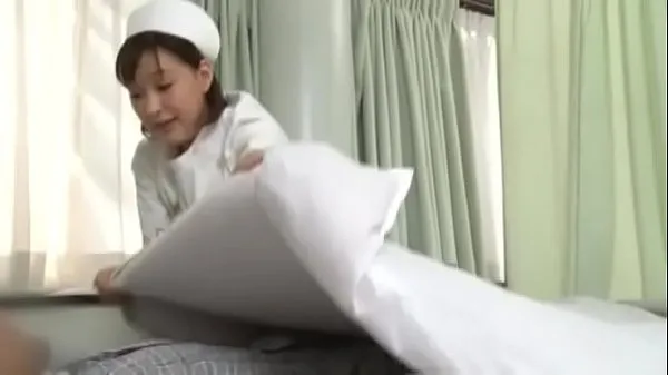 XXX Sexy japanese nurse giving patient a handjob Video saya
