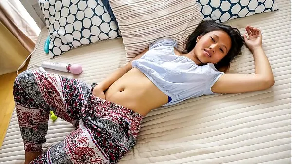 XXX QUEST FOR ORGASM - Asian teen beauty May Thai in for erotic orgasm with vibrators Video saya