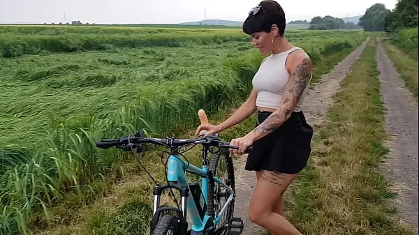 XXX Premiere! Bicycle fucked in public horny my Videos