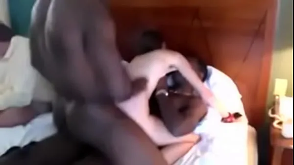 XXX wife double penetrated by black lovers while cuckold husband watch Saját videóim