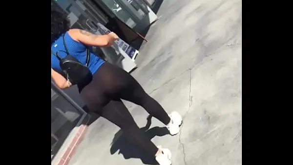 XXX Big booty Latina in see-thru leggings part 1 my Videos