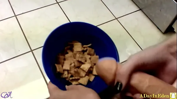 XXX Desiree Audri Cums On Her Cereal And Eats It : A Sneak Peek Video saya