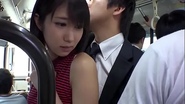 XXX Sexy japanese chick in miniskirt gets fucked in a public bus Video của tôi