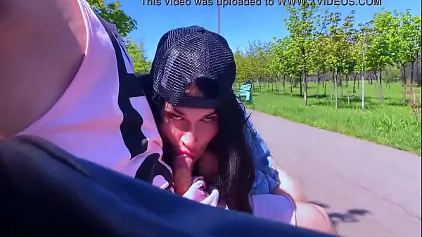 XXX Blowjob challenge in public to a stranger, the guy thought it was prank mine videoer