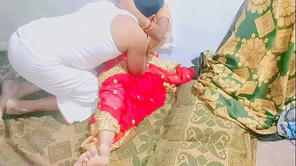 XXX Late night sex with Telugu wife in red sari my Videos
