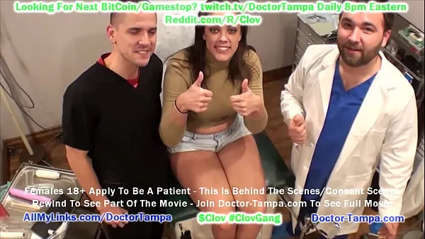XXX CLOV - Become Doctor Tampa & Give Gyno Exam To Katie Cummings While Male Nurse Watches As Part Of Her University Physical Videolarım