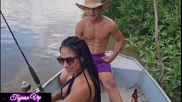 XXX Tigress Vip Goes fishing with her friend and the Fishing guides end up fucking the two very tasty on the riverbank and gets a lot of cum - Miia Thalia - Destroyer Vip Saját videóim