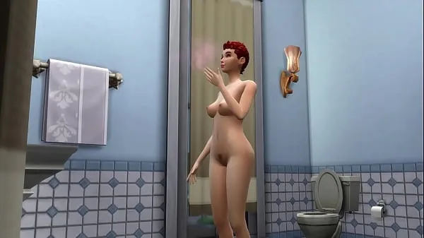 XXX MILF fickt den Lieferboten, während Ehemann ein Nickerchen macht (Die Sims | 3D-Hentaimeine Videos