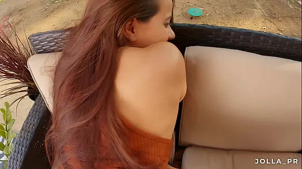XXX Beautiful thick Latina Jolla sucking and fucking in the patio POV my Videos