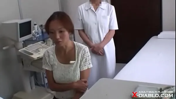 XXX All about obstetrics and gynecology ... Housewife, Mr. Yamaguchi, palpation, echo, internal examination table 내 동영상