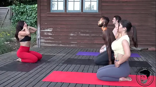 XXX BBC Yoga Foursome Real Couple Swap Video saya