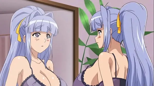 XXX Süßes Hentai-Mädchen mit blauen Haaren und dicken Möpsen genießt Sexmeine Videos