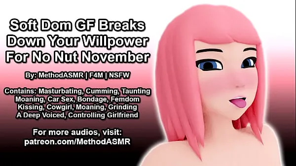 XXX Soft Dom GF Breaks Your Willpower For No Nut November (Erotic Audio moje filmy