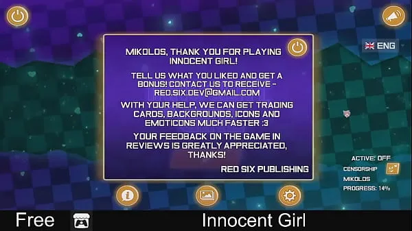 XXX Innocent Girl p2(Paid steam game) Sexual Content,Nudity,Casual,Puzzle,2D Videolarım