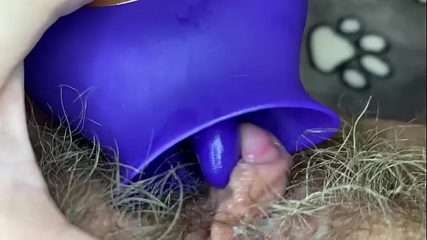 XXX Extreme closeup big clit licking toy orgasm hairy pussy my Videos