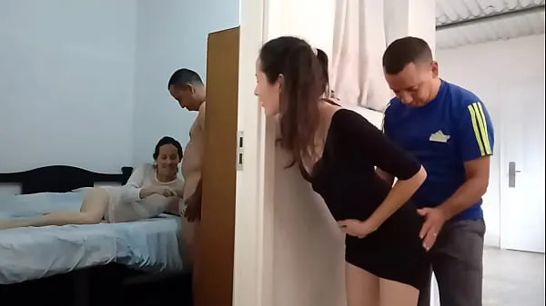 XXX I see the cuckold fucking in my room while his friend fucks my ass my Videos